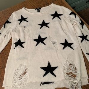 Forever 21 Distressed Sweater